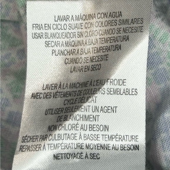 London Times Womens 16W Preppy Coastal Pink Green Purple‎ White Print Dress - Picture 12 of 15